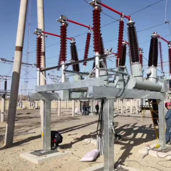 145 kV zewnętrzne urządzenia elektryczne typu SF6 Otwarte napięcie